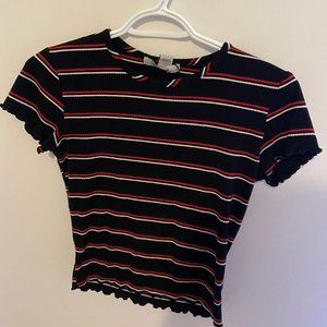 Striped lettuce tee REVAMPED